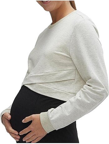 Camiseta de Manga Larga para Mujer Embarazada Mamalicious