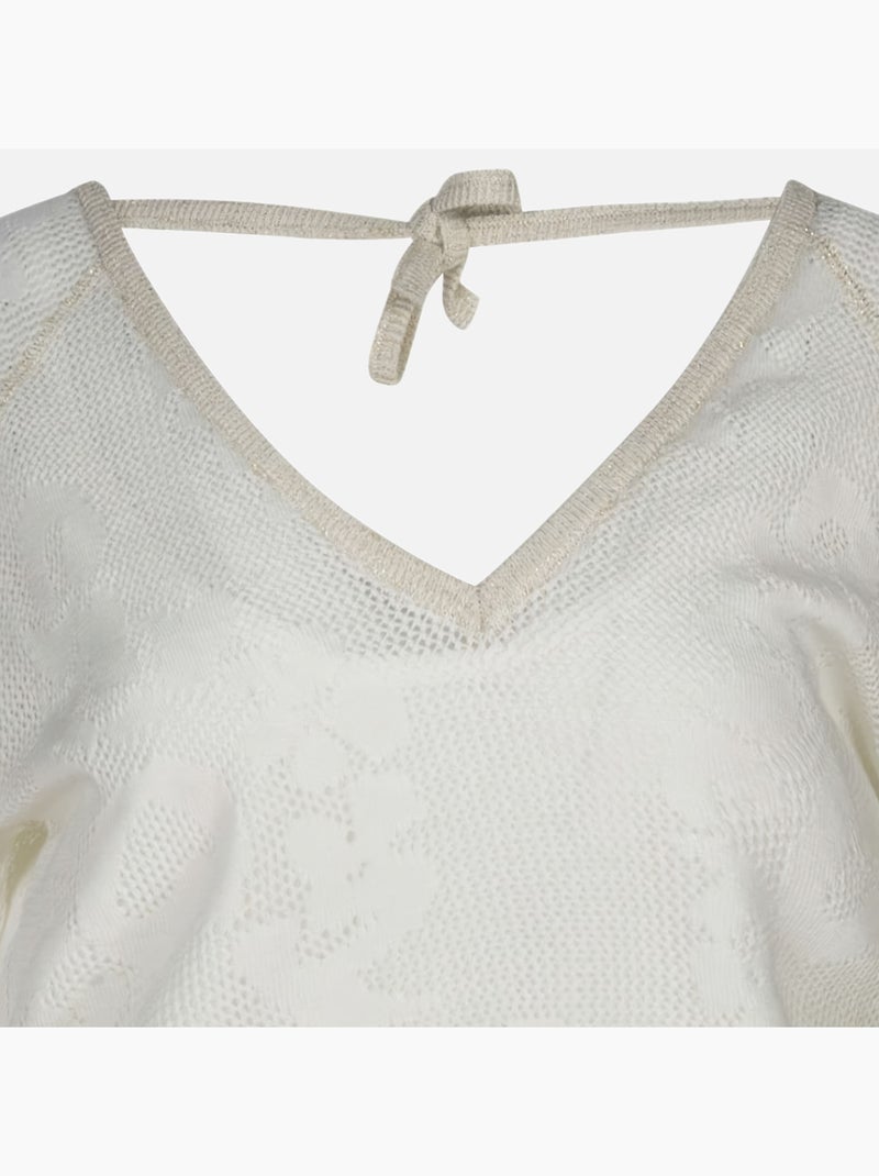 Camiseta de Manga Larga para Mujer Kaporal Blanco - Kiabi