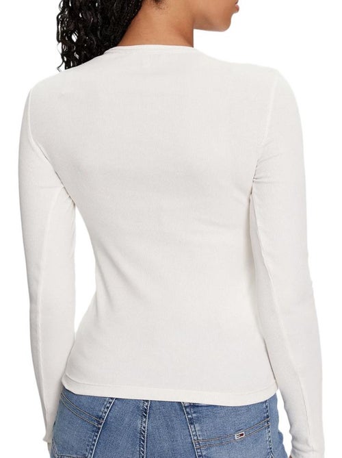 Camiseta de Manga Larga para Mujer Tommy Hilfiger - Kiabi Camiseta de Manga Larga para Mujer Tommy Hilfiger - Kiabi