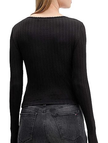 Camiseta de manga larga para mujer tommy hilfiger