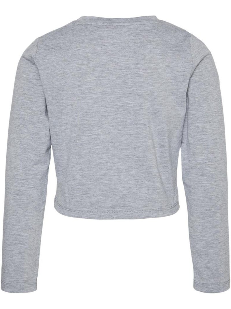 Camiseta de Manga Larga para Mujer Vero Moda Gris plateado - Kiabi