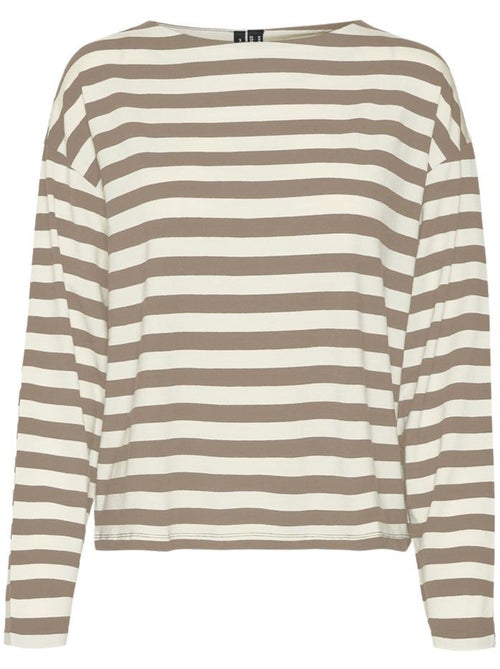 Camiseta de Manga Larga para Mujer Vero Moda - Kiabi Camiseta de Manga Larga para Mujer Vero Moda - Kiabi