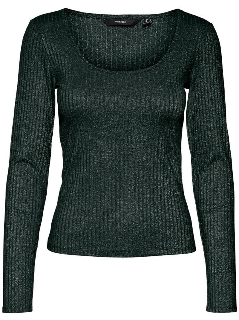 Camiseta de manga larga para mujer vero moda Verde oscuro - Kiabi