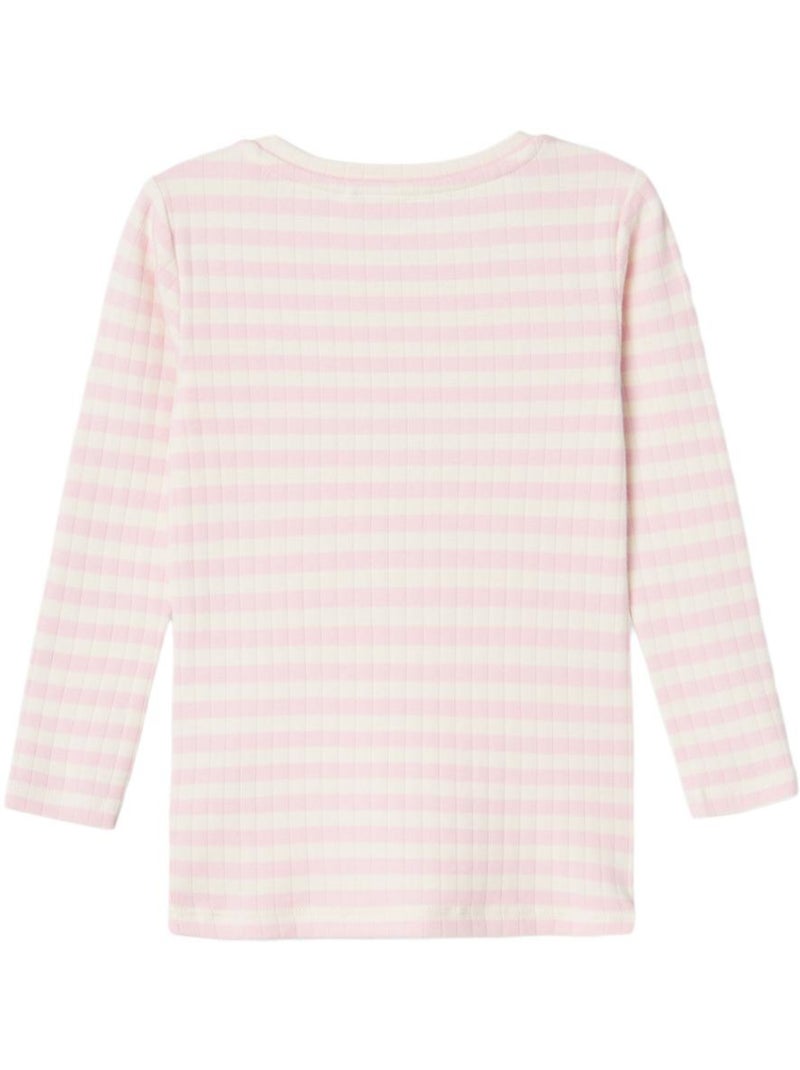 Camiseta de Manga Larga para Niña Name It Blanco - Kiabi