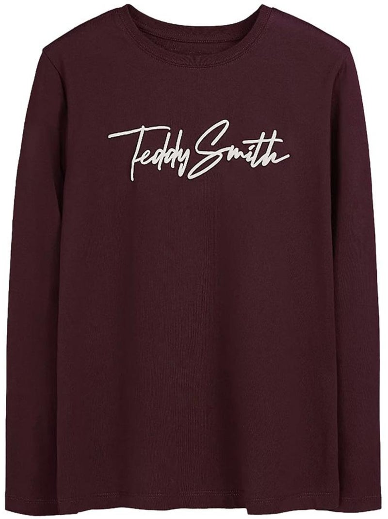 Camiseta de manga larga para niño teddy smith Burdeos - Kiabi