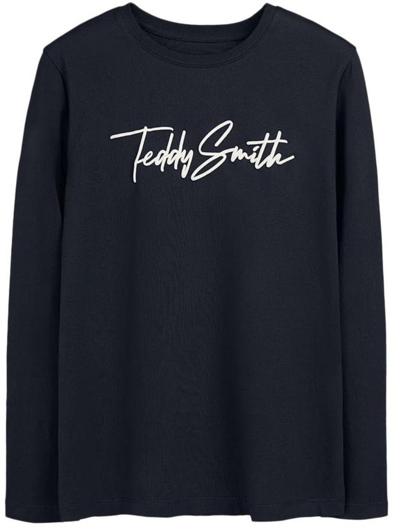 Camiseta de manga larga para niño teddy smith Negro - Kiabi