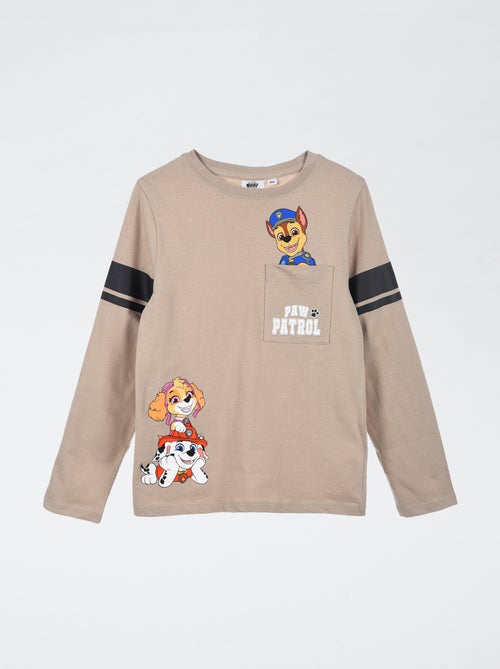 Camiseta de manga larga 'Patrulla Canina' de algodón - Kiabi