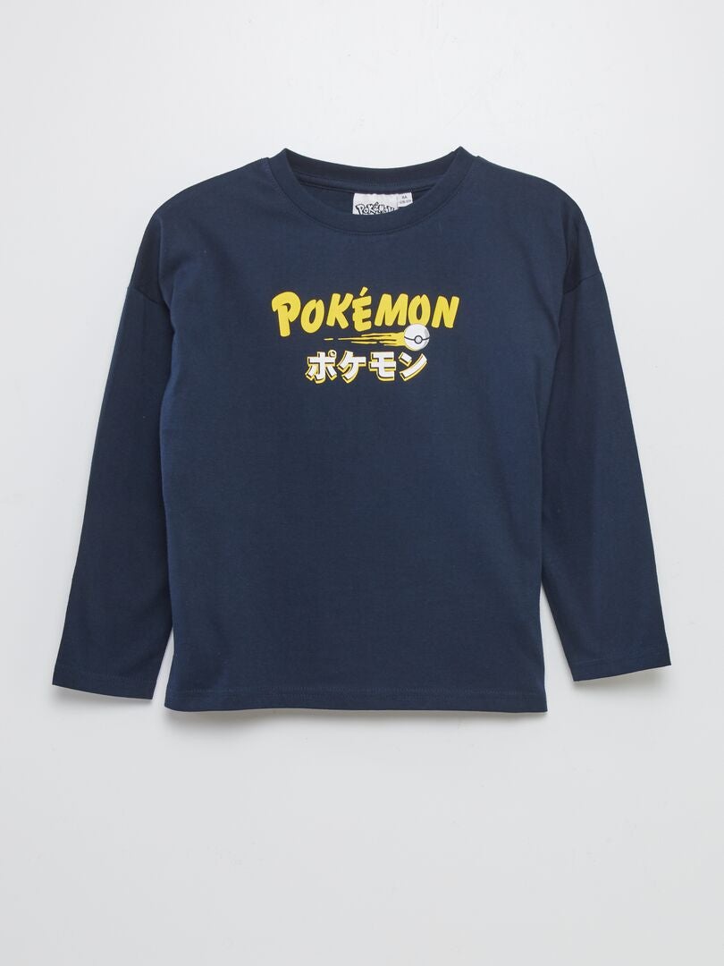 Camiseta de manga larga 'Pokémon' azul - Kiabi