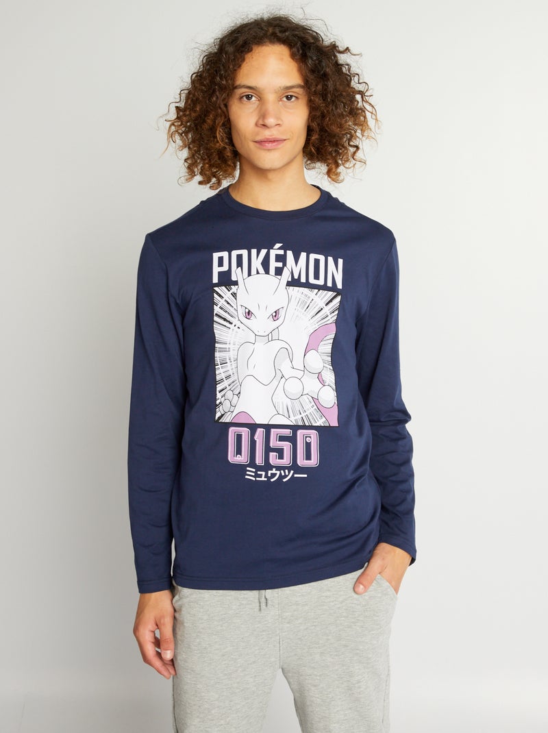 Camiseta de manga larga 'Pokemon' GRIS - Kiabi