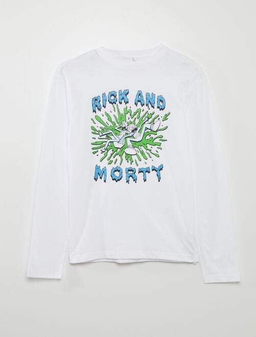 Camiseta de manga larga 'Rick & Morty' - Kiabi
