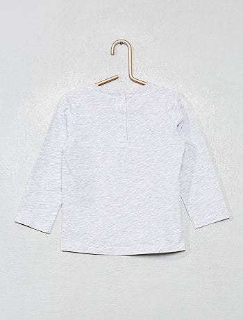 Camiseta de manga larga 'robot' - Kiabi