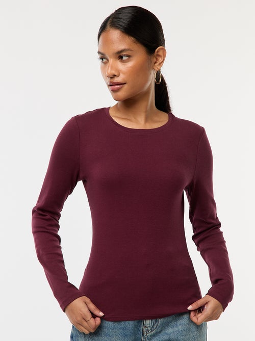 Camiseta de manga larga - Kiabi