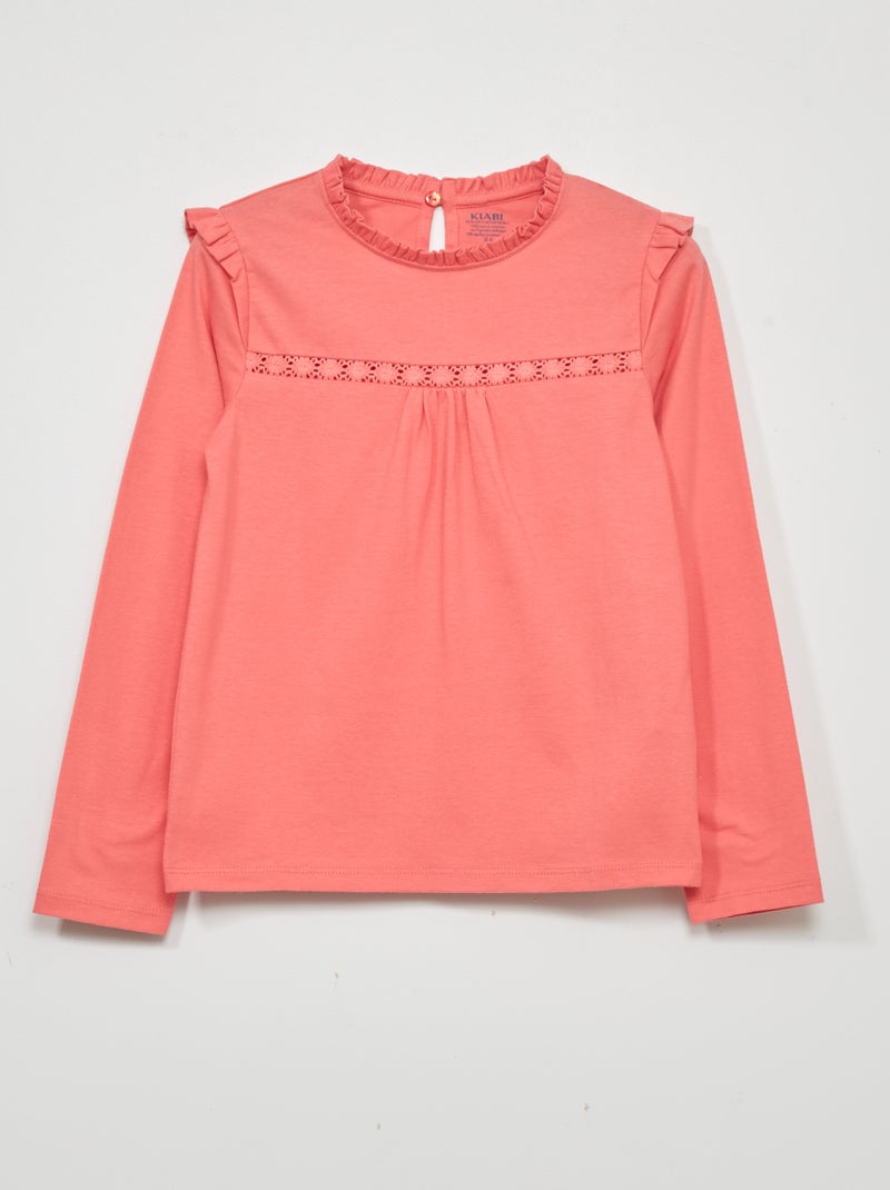 Camiseta de manga larga ROSA - Kiabi