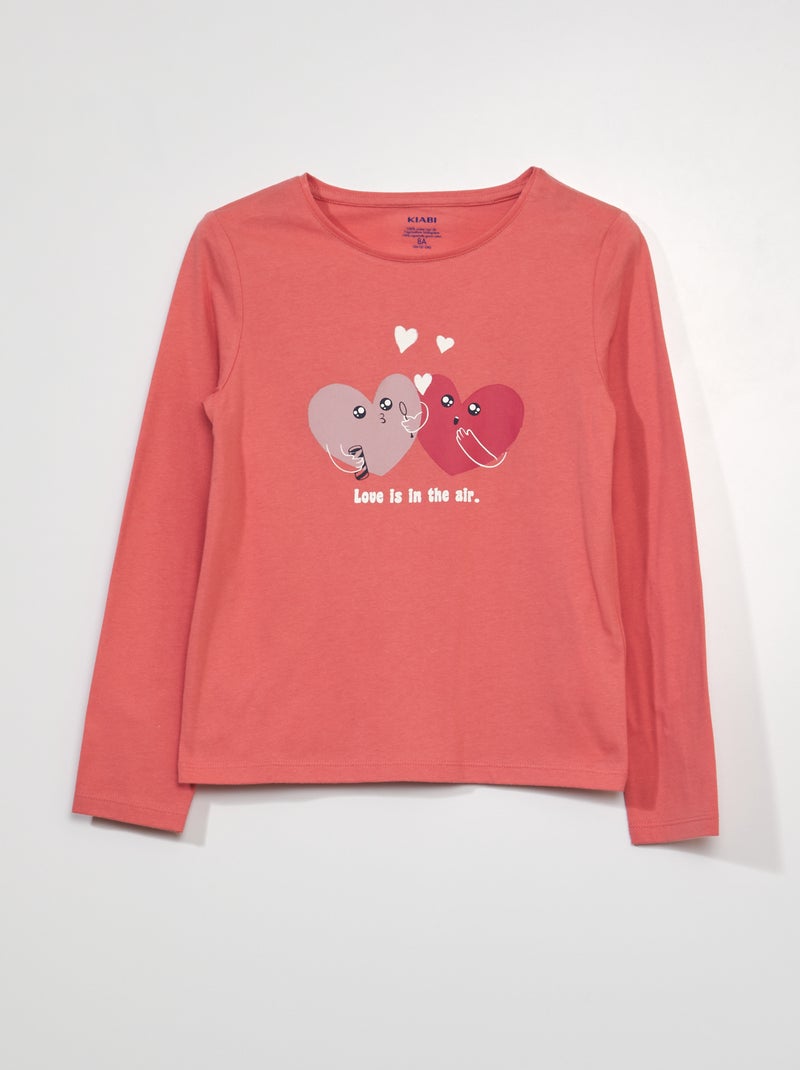 Camiseta de manga larga ROSA - Kiabi