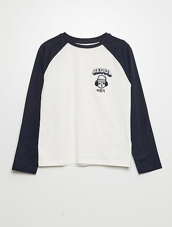Camiseta de manga larga 'Seúl' - Kiabi