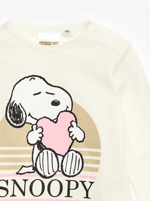 Camiseta de manga larga 'Snoopy' - Kiabi