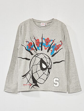 Camiseta de manga larga 'Spider-Man' - Kiabi