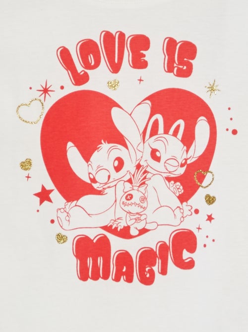 Camiseta de manga larga 'Stitch' - Kiabi