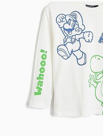 Camiseta de manga larga 'super mario', mo fashion