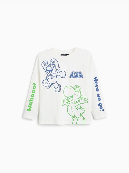 Camiseta de manga larga 'super mario', mo fashion - Kiabi Camiseta de manga larga 'super mario', mo fashion - Kiabi