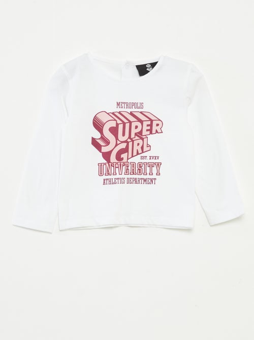 Camiseta de manga larga 'Supergirl' 'DC Comics' - Kiabi