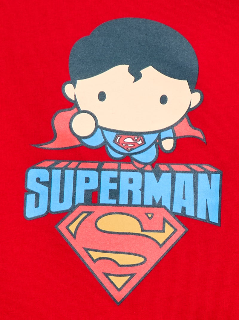 Camiseta de manga larga 'Superman' 'DC Comics' Rojo - Kiabi