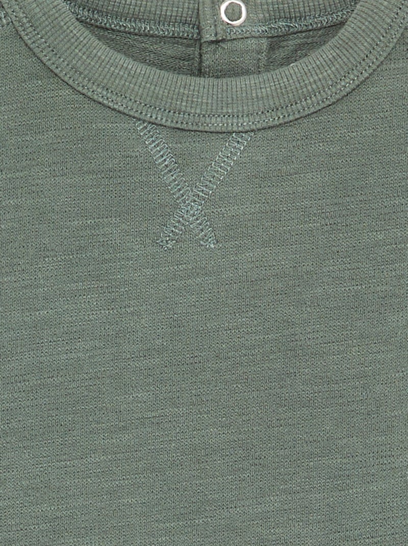Camiseta de manga larga Verde - Kiabi