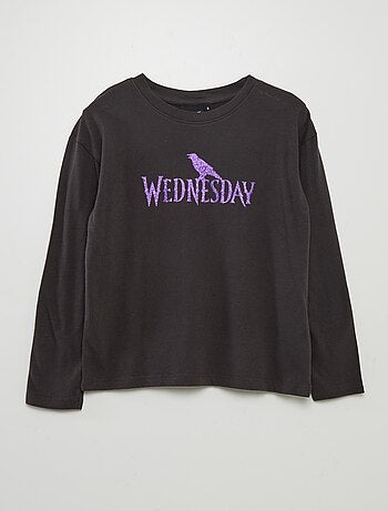 Camiseta de manga larga 'Wednesday'