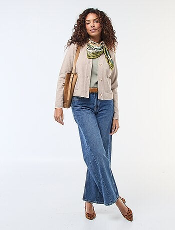 Camiseta de manga larga y cuello redondo