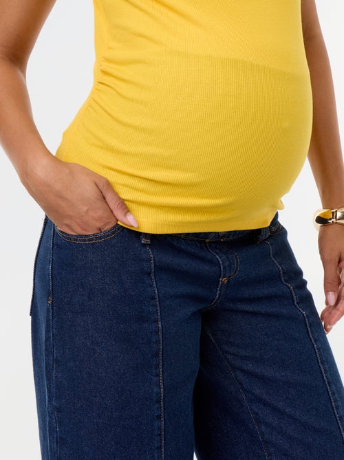 Camiseta de maternidad acanalada - Kiabi Camiseta de maternidad acanalada - Kiabi