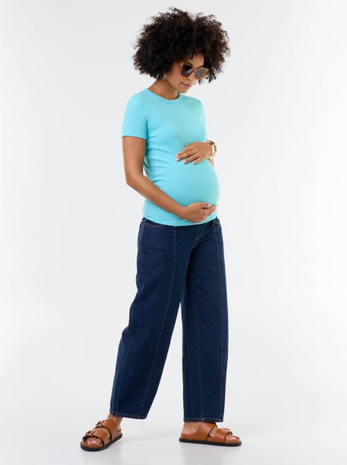 Camiseta de maternidad acanalada - Kiabi