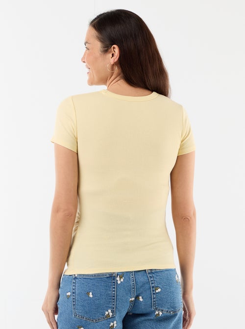 Camiseta de maternidad de canalé - Kiabi
