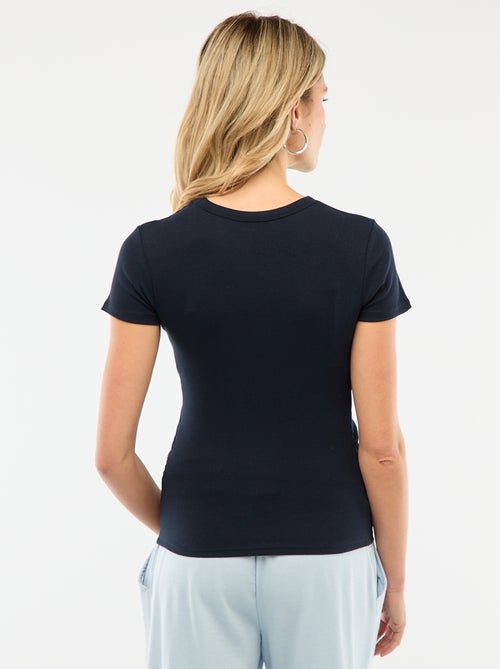 Camiseta de maternidad de canalé - Kiabi