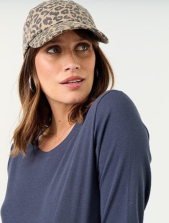 Camiseta de maternidad de canalé