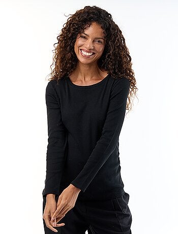 Camiseta de maternidad de canalé
