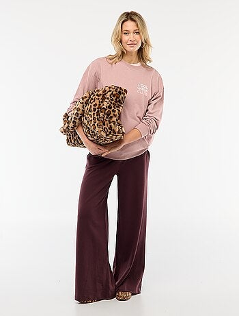 Camiseta de maternidad de canalé