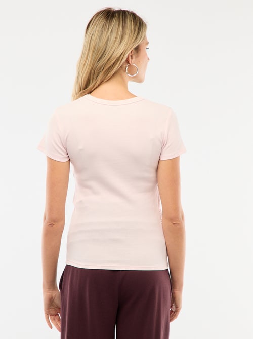 Camiseta de maternidad de canalé - Kiabi