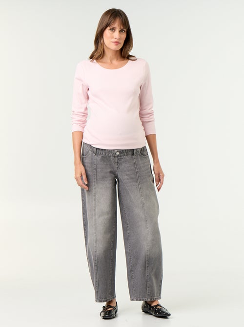 Camiseta de maternidad de canalé - Kiabi