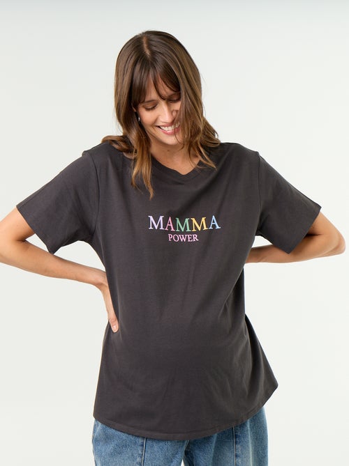 Camiseta de maternidad estampada - Kiabi Camiseta de maternidad estampada - Kiabi