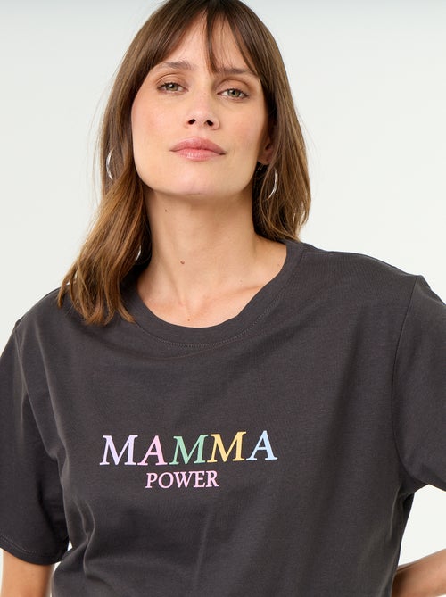Camiseta de maternidad estampada - Kiabi Camiseta de maternidad estampada - Kiabi