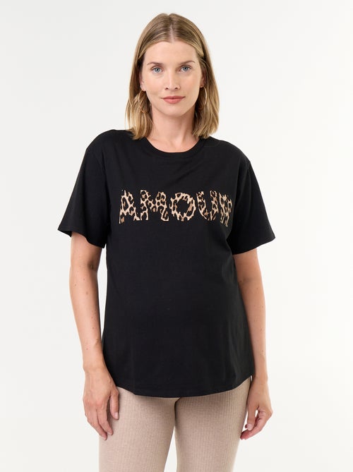 Camiseta de maternidad estampada - Kiabi Camiseta de maternidad estampada - Kiabi
