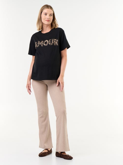 Camiseta de maternidad estampada - Kiabi Camiseta de maternidad estampada - Kiabi
