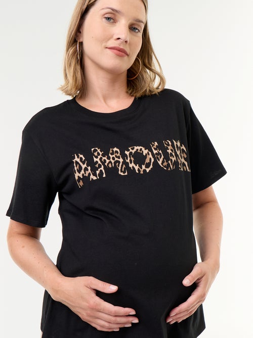 Camiseta de maternidad estampada - Kiabi Camiseta de maternidad estampada - Kiabi