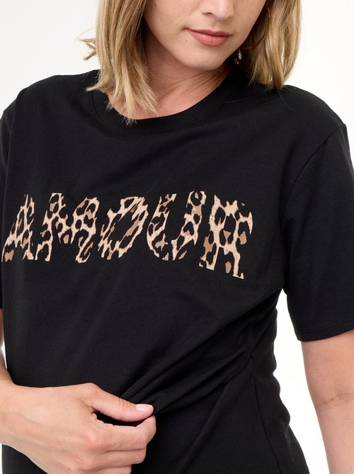 Camiseta de maternidad estampada - Kiabi Camiseta de maternidad estampada - Kiabi