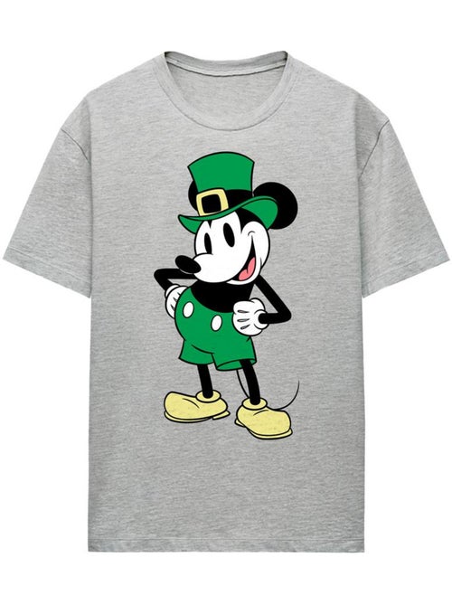 Camiseta de mickey mouse de jaspeado día de san patricio para mujer - disney - Kiabi