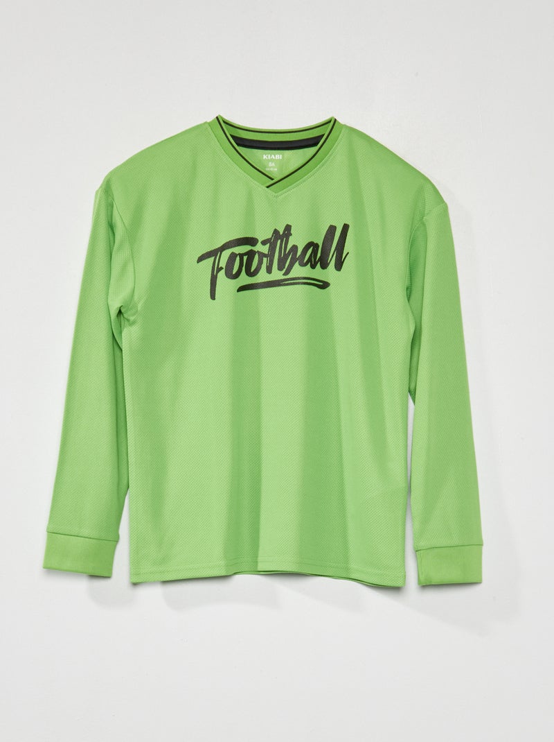 Camiseta de microfibra VERDE - Kiabi