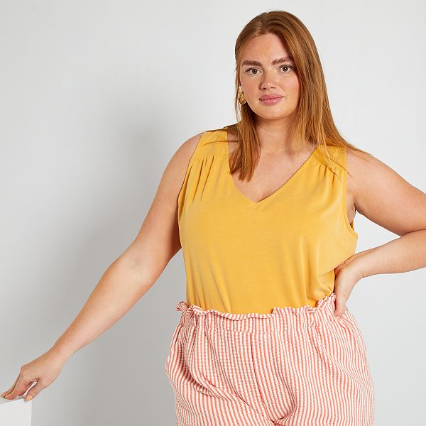 Camiseta de modal tallas grandes mujer - Kiabi - 12,00€