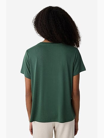 Camiseta de modal regular fit con cuello redondo penti