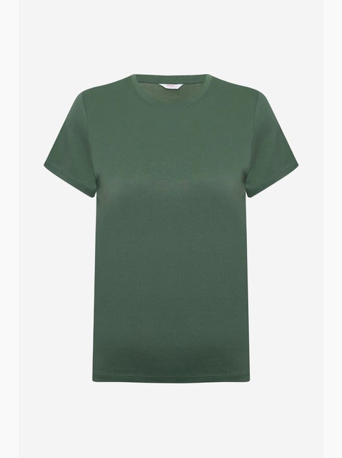 Camiseta de modal regular fit con cuello redondo penti - Kiabi