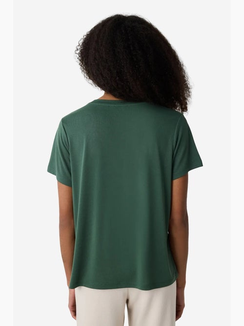 Camiseta de modal regular fit con cuello redondo penti - Kiabi